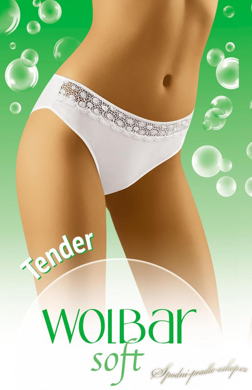 Dámské kalhotky Tender bílá - Wolbar bílá L