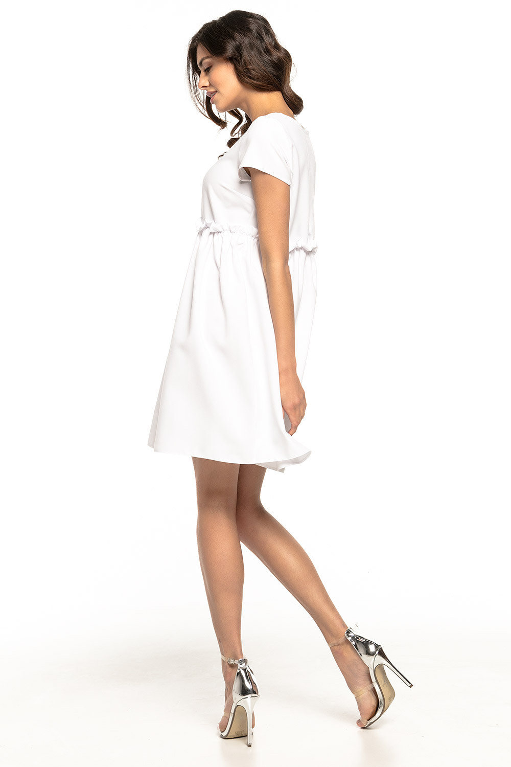 Denní šaty model T266/1 Tessita 127932 bílá 36/S