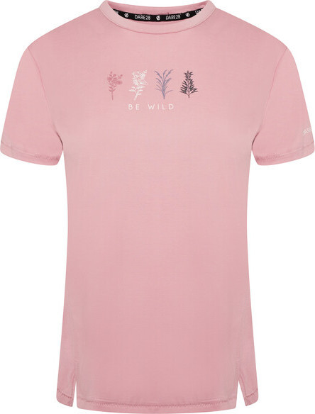 Dámské tričko DWT589 Unwind 0J3 růžové - Dare2B pudrovo-růžová L-40