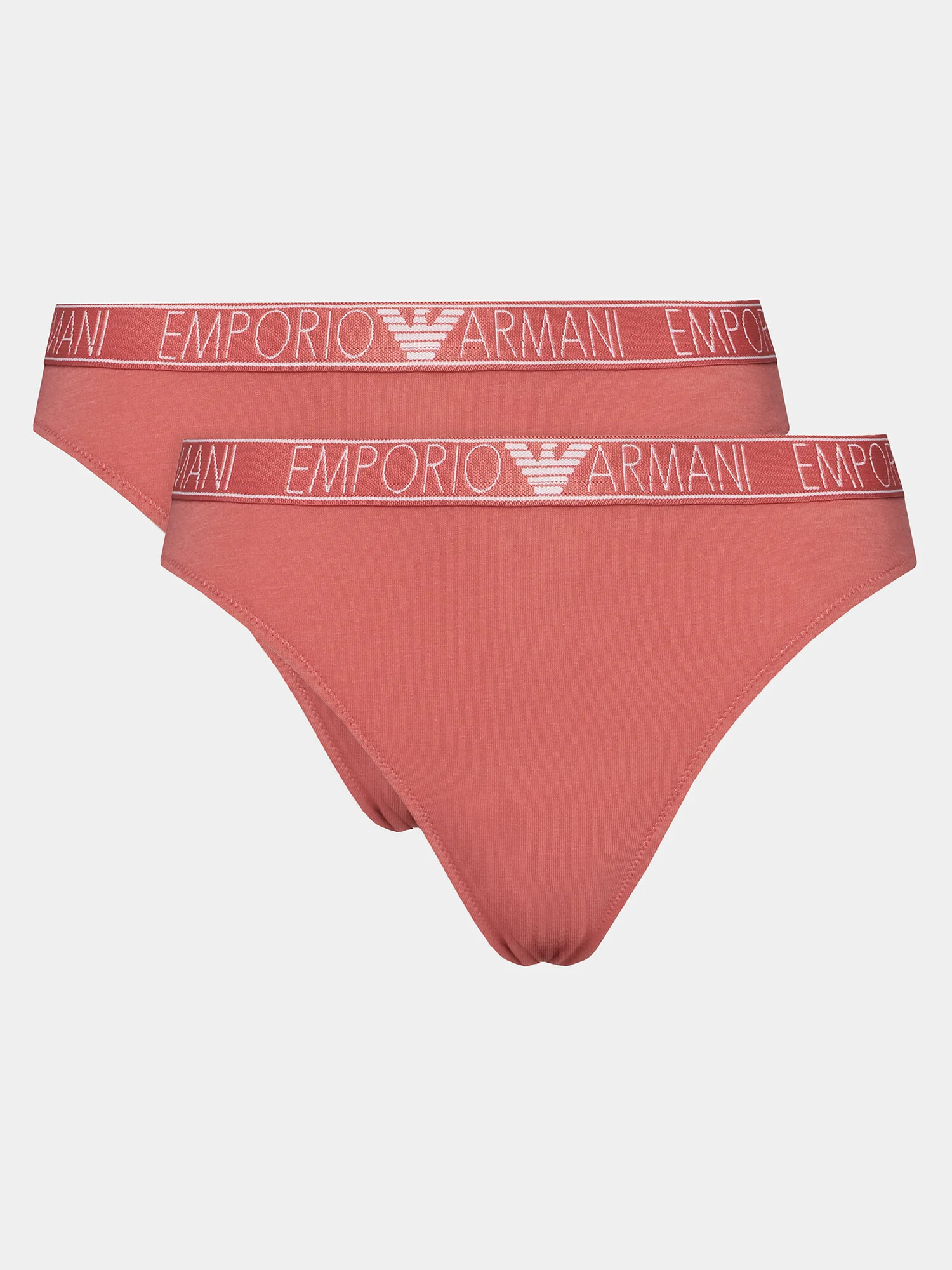 Dámské kalhotky 2Pack 164752 4R223 05373 korálové - Emporio Armani M