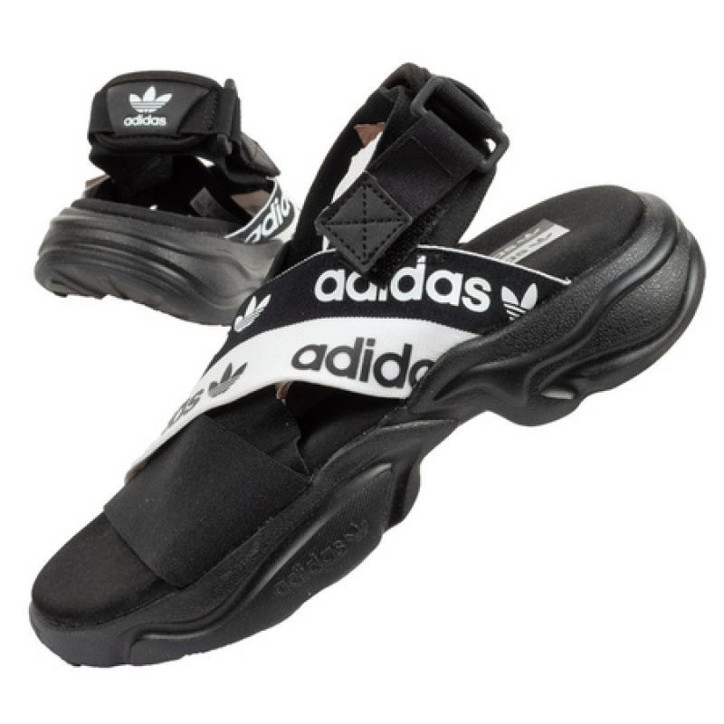 Dámské sportovní sandály Magmur W EF5850 Černá s bílou - Adidas černá s bílou 37