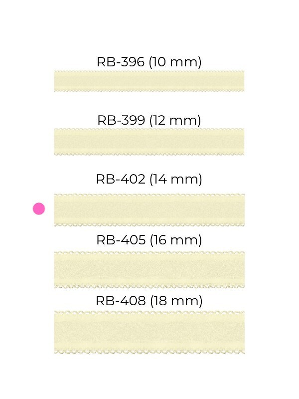 Dámská ramínka smetanové RB 402 14 mm - Julimex 14 mm