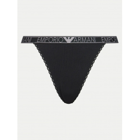 Dámské tanga 164282 4R221 00020 černé - Emporio Armani