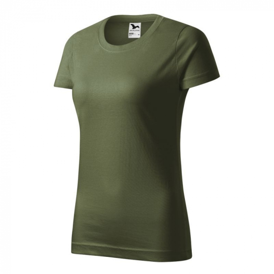 Dámské tričko Basic W MLI-13409 Khaki zelená - Malfini