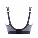 Sportovní podprsenka 7341B  Non Wired Bra charcoal marl šedá - Panache