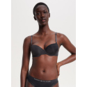 Dámská podprsenka TONAL LACE DEMI-CUP BRA UW0UW04546 BDS černá - Tommy Hilfiger