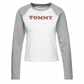 Dámské Tričko s dlouhým rukávem UW0UW01906-101 - Tommy Hilfiger