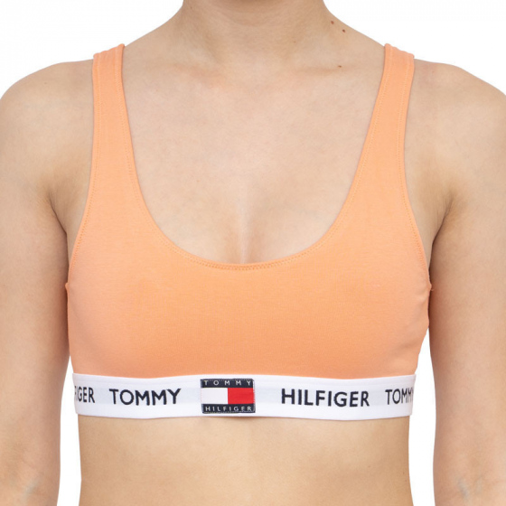 Sportovní podprsenka UW0UW02225-TD9 oranžová - Tommy Hilfiger