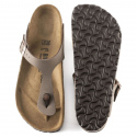 Dámské nazouváky / žabky GIZEH BS 0043753 Hnědo béžová - Birkenstock