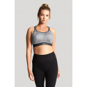 Sportovní podprsenka 7341B  Non Wired Bra charcoal marl šedá - Panache