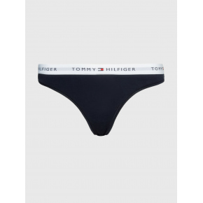 Dámská tanga THONG UW0UW03835 DW5 tm. modré - Tommy Hilfiger