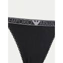 Dámské tanga 164282 4R221 00020 černé - Emporio Armani