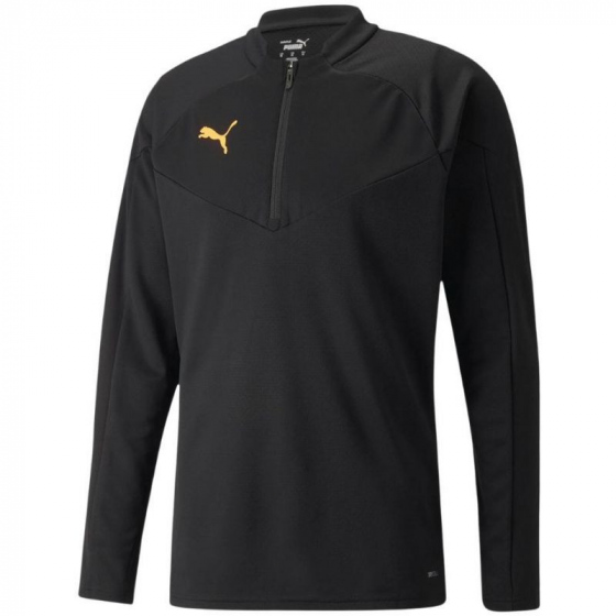 Pánské tréninková lehká mikina 1/4 Zip 657950 45 Černá - Puma