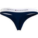 Dámská tanga THONG UW0UW03835 DW5 tm. modré - Tommy Hilfiger