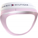 Dámská tanga LOGO WAISTBAND THONG UW0UW03835TOG světle růžová - Tommy Hilfiger