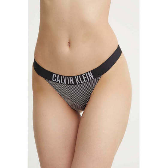 Dámské plavkové kalhotky KW0KW02611 BEH černé - Calvin Klein