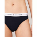 Dámská tanga THONG UW0UW03835 DW5 tm. modré - Tommy Hilfiger