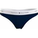 Dámská tanga THONG UW0UW03835 DW5 tm. modré - Tommy Hilfiger