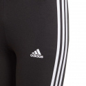 Dívčí legíny Essentials 3 Stripes GN4046 Černá s bílou - Adidas