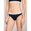 Dámská tanga THONG UW0UW03835 DW5 tm. modré - Tommy Hilfiger