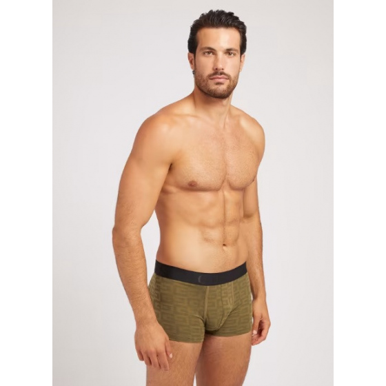 Pánské boxerky 3 pack U3BG01K6YW0 P84S černá/khaki - Guess