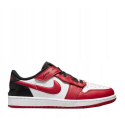 Pánské sportovní boty Air Jordan 1 Low FlyEase M DM1206-163 Červeno-bílá s černou - Nike