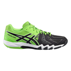 Pánské boty na squash/badminton/florbal R506y zeleno-černé -Asics