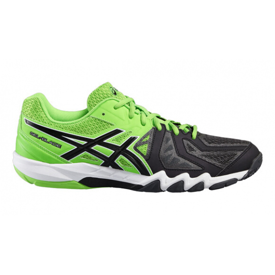 Pánské boty na squash/badminton/florbal R506y zeleno-černé -Asics