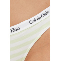 Dámská tanga D1617E 5XE bílá/žlutá - Calvin Klein