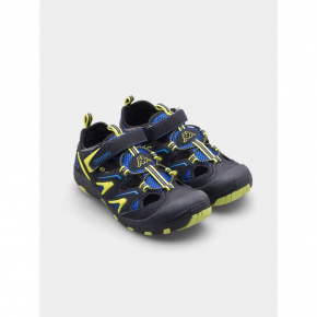 Dětské / junior sportovní sandály Jr 260682T-1133 Černá se žlutou - Kappa
