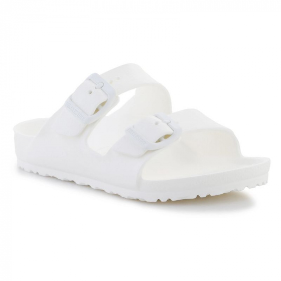 Dětské nazouváky / žabky Arizona Eva Jr 1018941 Bílá - Birkenstock