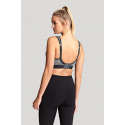 Sportovní podprsenka 7341B  Non Wired Bra charcoal marl šedá - Panache