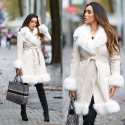 Zimní kabát z umělé kožešiny 6805 Musthave - InStylefashion