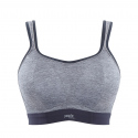 Sportovní podprsenka 7341B  Non Wired Bra charcoal marl šedá - Panache