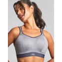 Sportovní podprsenka 7341B  Non Wired Bra charcoal marl šedá - Panache