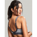 Sportovní podprsenka 7341B  Non Wired Bra charcoal marl šedá - Panache