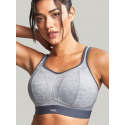 Sportovní podprsenka 7341B  Non Wired Bra charcoal marl šedá - Panache