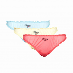 Dámské kalhotky Ruffle 3Pack UW0UW04573-0TZ - Tommy Hilfiger