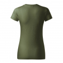 Dámské tričko Basic W MLI-13409 Khaki zelená - Malfini