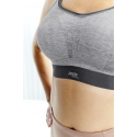 Sportovní podprsenka 7341B  Non Wired Bra charcoal marl šedá - Panache